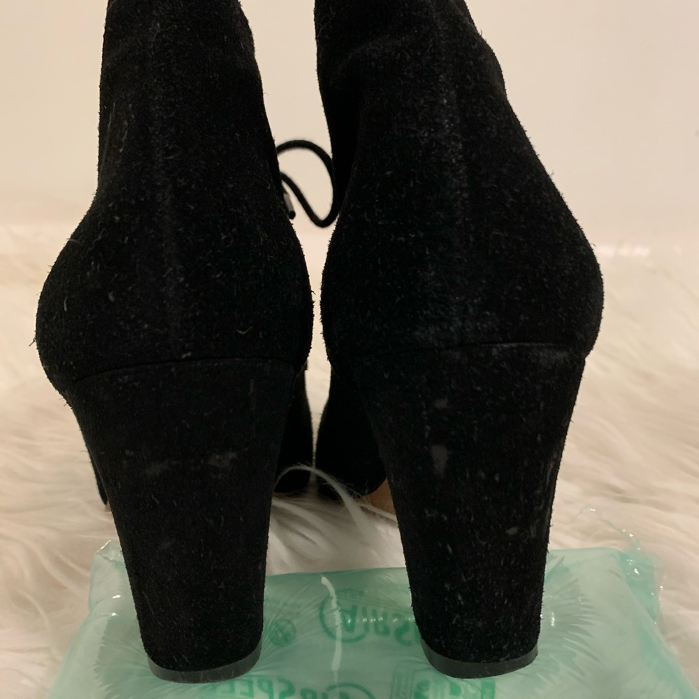 Bcbg Generation Suede Black Booties - image 5
